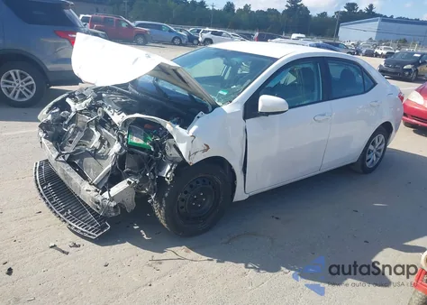 2016 Toyota Corolla Le из США, поврежденный, VIN 2T1BURHE0GC513721